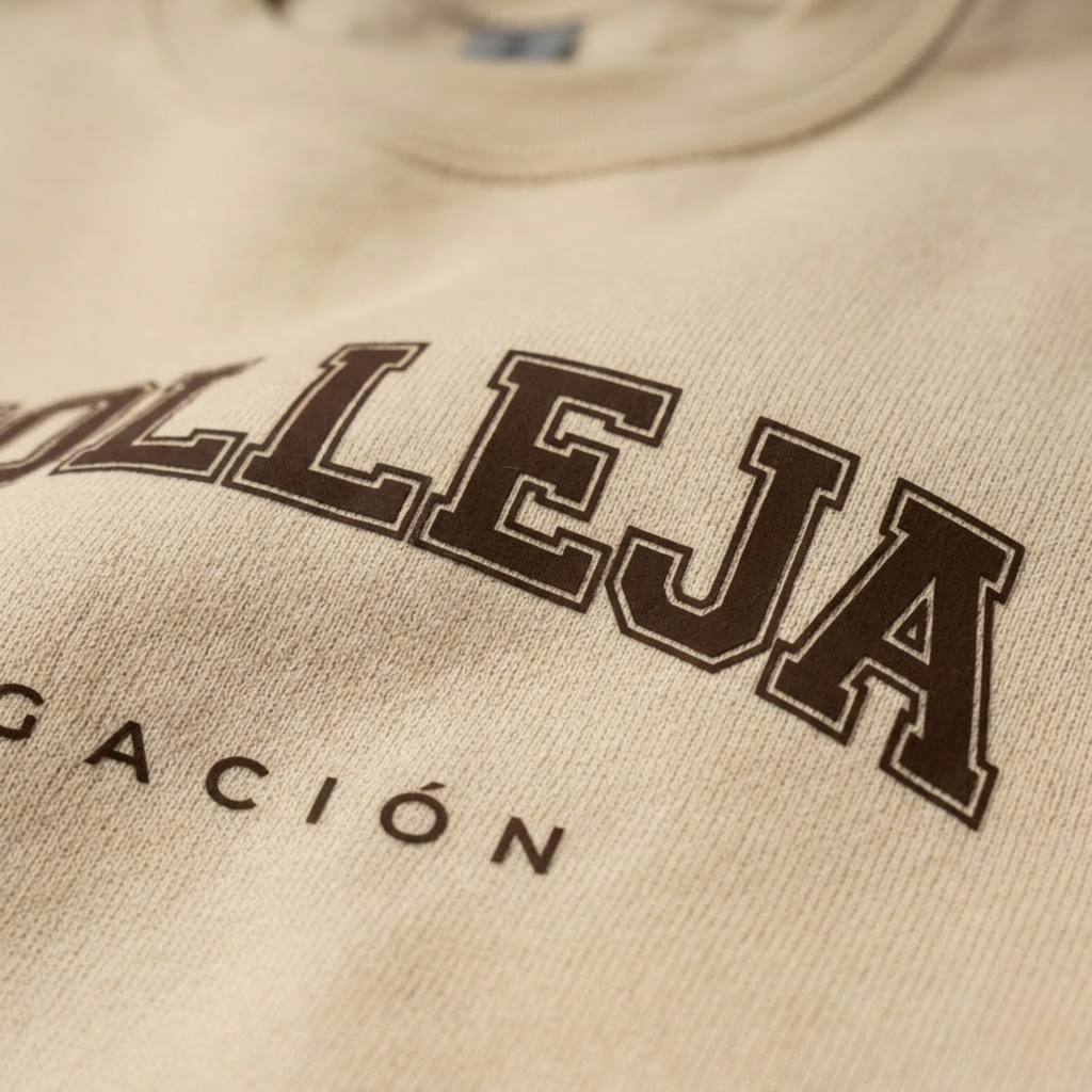Que Molleja Unisex Beige Sweatshirt