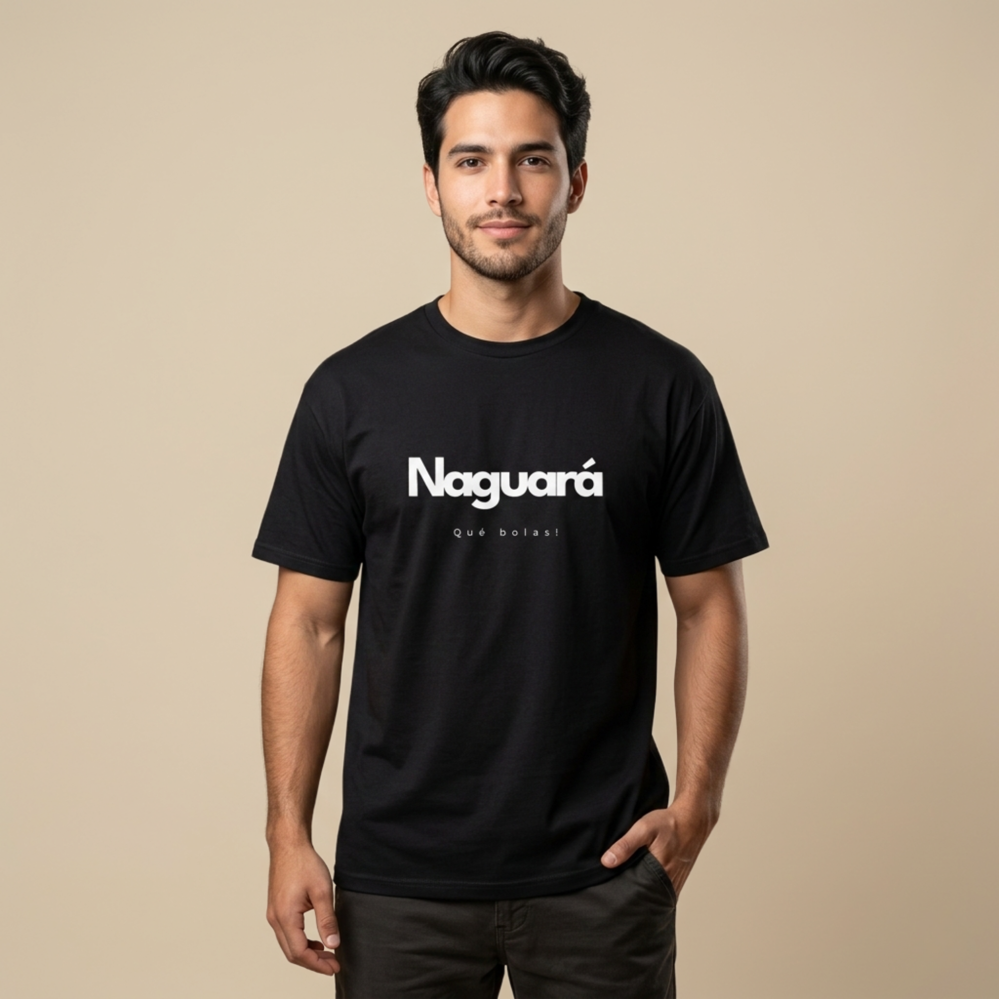 Naguará Unisex Black Tee