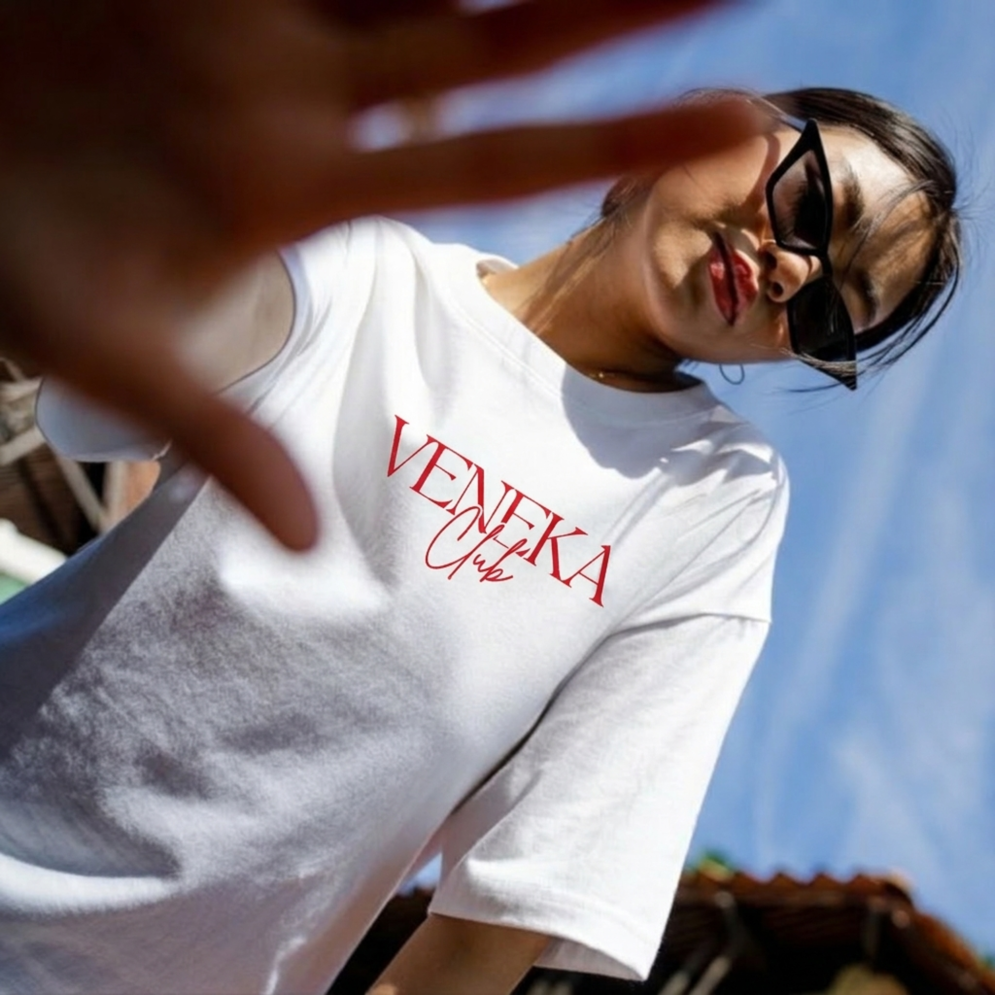 Veneka Club White Tee