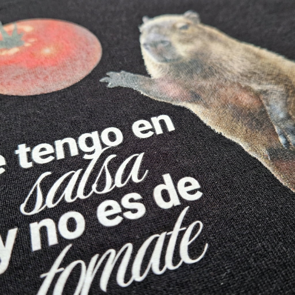 Te Tengo En Salsa Y No Es De Tomate Black Tee
