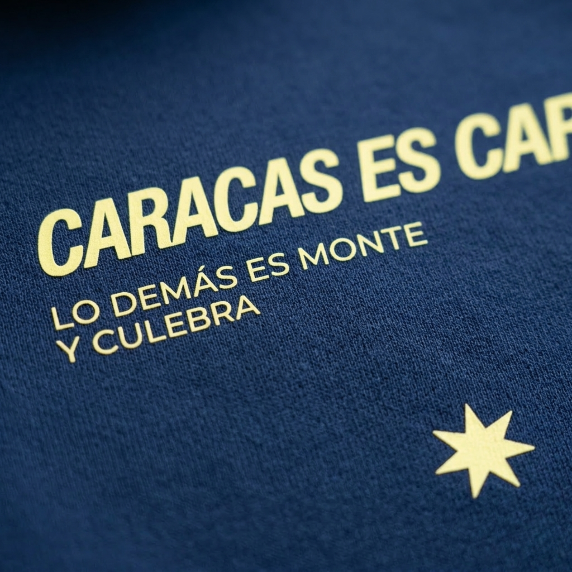 Caracas es Caracas Unisex Navy Hoodie