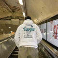 Verga Que Ladilla Unisex White Hoodie