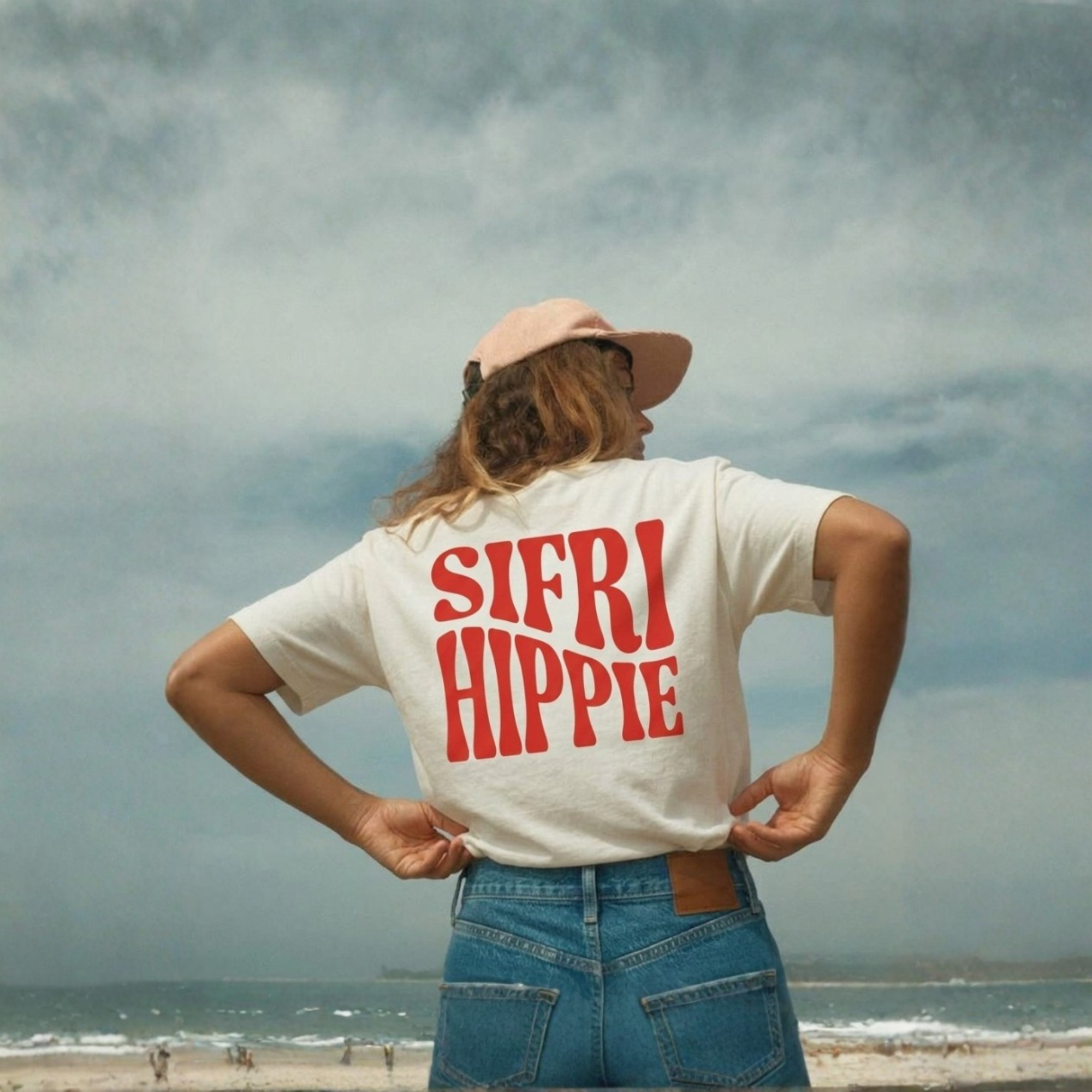 Sifrihippie Unisex White Tee